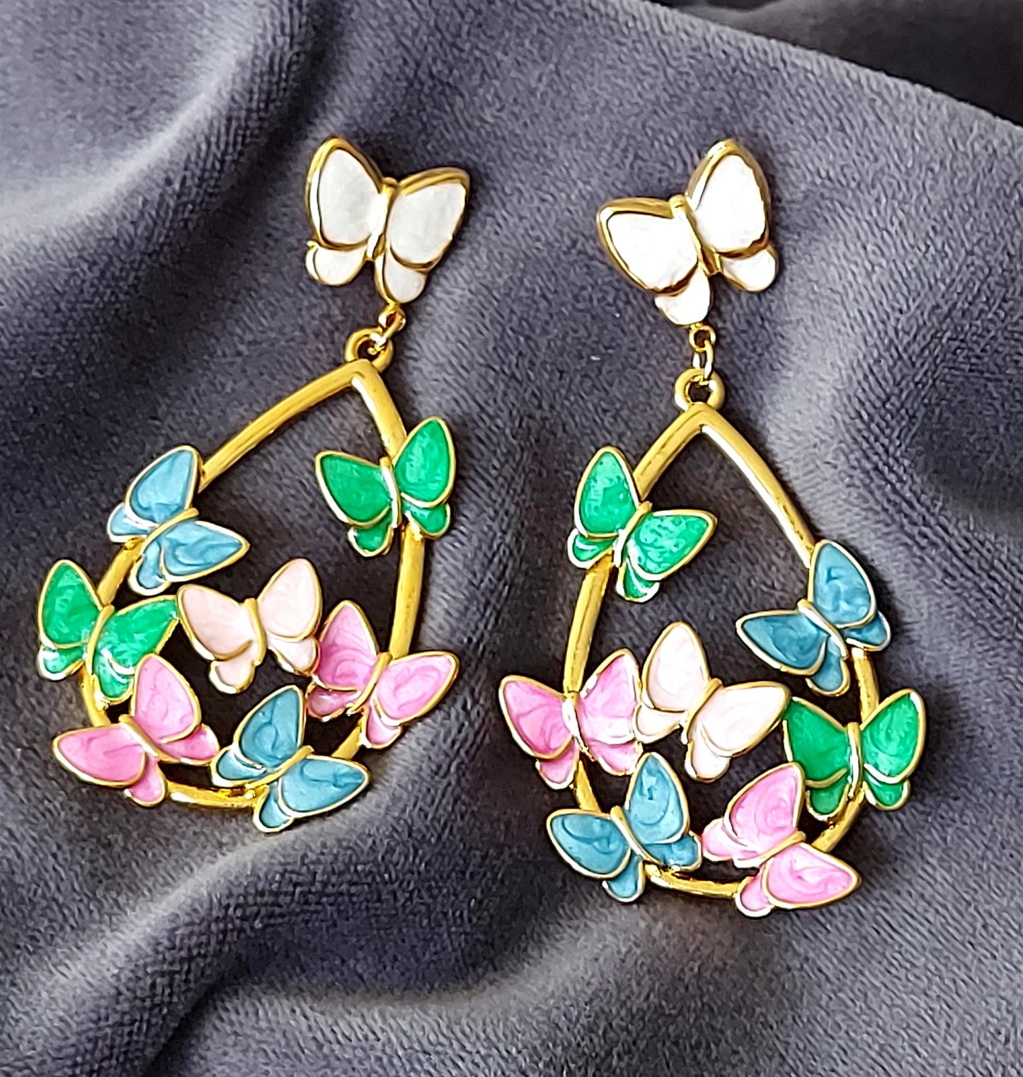 Boucles d'oreilles Mariposa