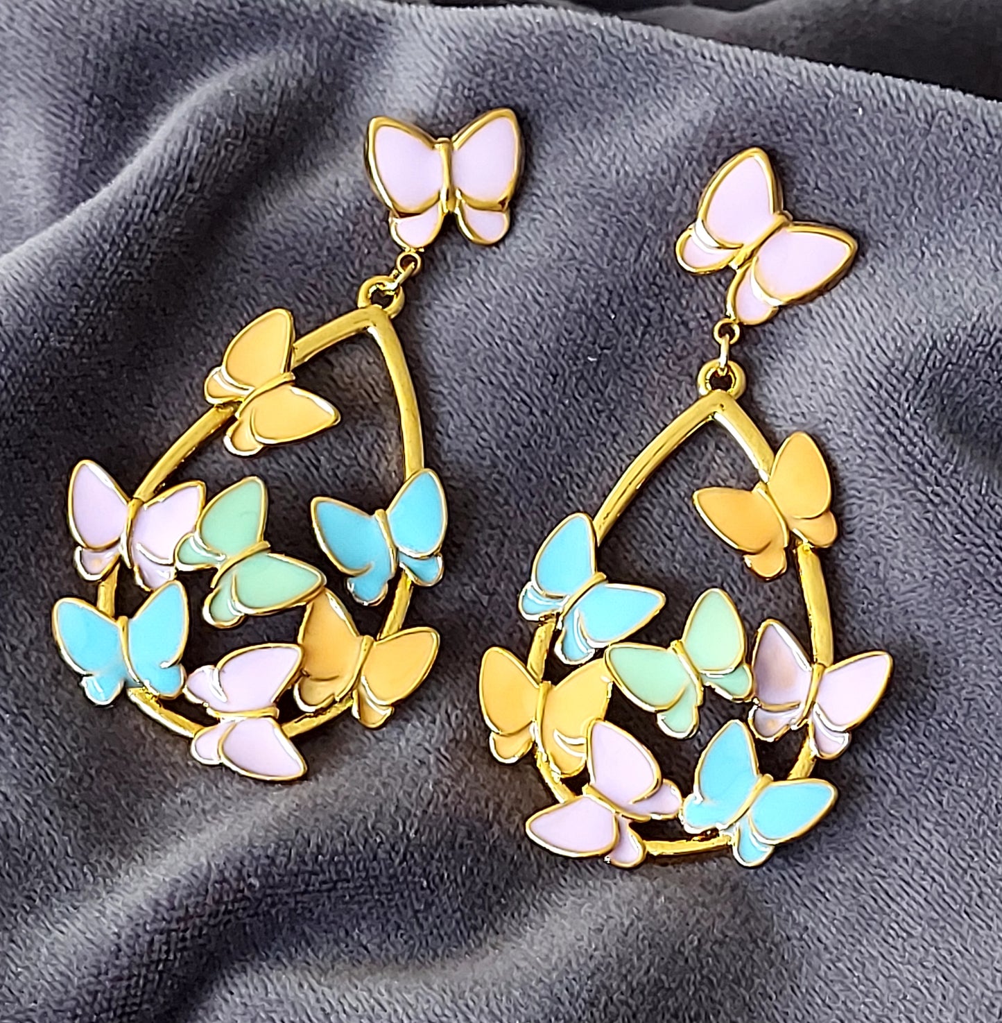 Boucles d'oreilles Mariposa